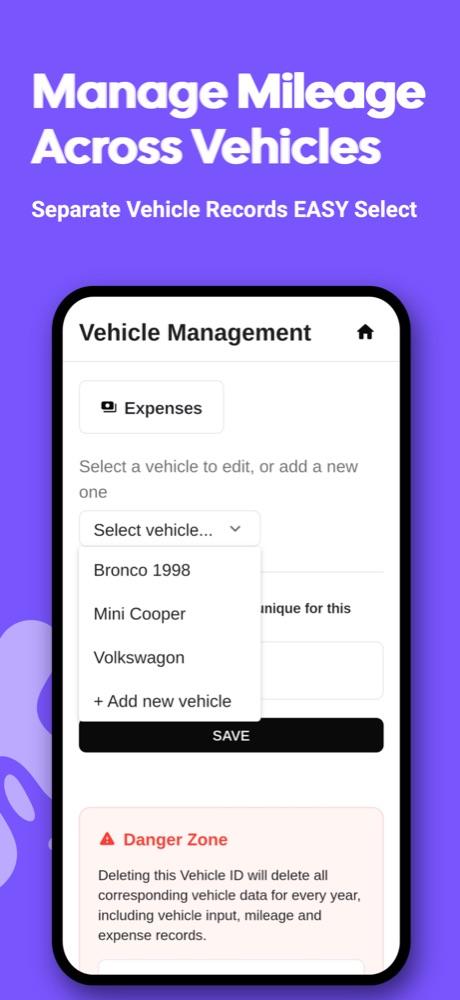 Vehicle management with several vehicles